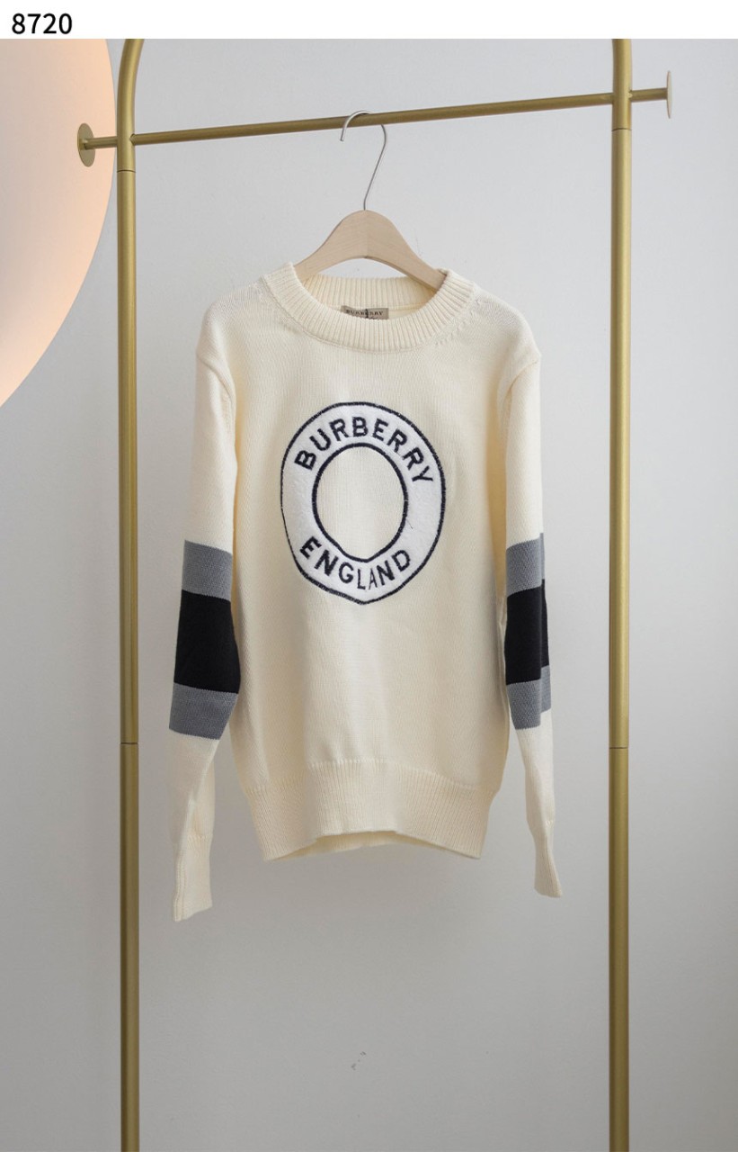 버버리 [BURBERRY] 버버리 HURLEY 로고 스트라이프 니트 신상입고