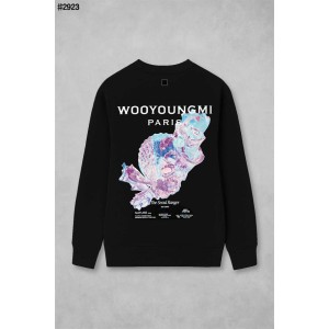 [WOOYOUNGMI] 우영미 3D 코랄 백로고 맨투맨 티셔츠