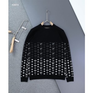 [LOUIS VUITTON] 루이비통 그라데이션 화이트 모노그램 라운드 니트