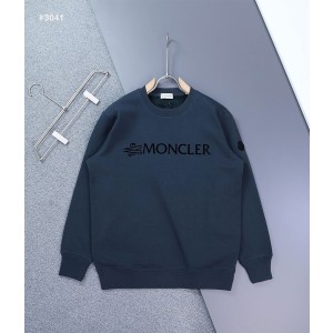 [MONCLER] 몽클레어 스웨이드 클래식 로고 융기모 맨투맨