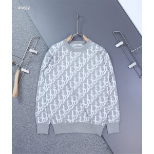[DIOR] 디올 오블리크 자카드 라운드 니트