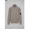 [STONE ISLAND] 스톤아일랜드 와펜 패치 리브드 터틀넥 니트 풀오버