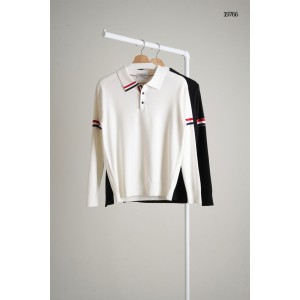 [THOM BROWNE] 톰브라운 카라 삼선 폴로 니트