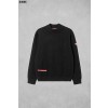 [PRADA] 프라다 레드 라벨 패치 울 자카드 모크넥 니트 풀오버