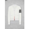 [THOM BROWNE] 톰브라운 코튼 4-바 크레이프 브이넥 가디건