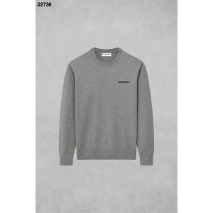 [BALENCIAGA] 발렌시아가 자수 로고 베이직 울 블렌드 니트 풀오버