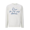 디올 [ D*OR ] 수입 for my real friends 자수 니트 스웨터 입고