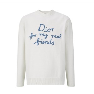 디올 [ D*OR ] 수입 for my real friends 자수 니트 스웨터 입고