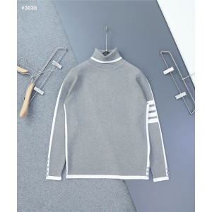 [THOM BROWNE] 톰브라운 밀라노 4바 클래식 울 터틀넥 스웨터