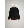 [THOM BROWNE] 톰브라운 시보리 3선라인 크루넥 니트
