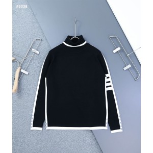 [THOM BROWNE] 톰브라운 밀라노 4바 클래식 울 터틀넥 스웨터