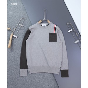 [THOM BROWNE] 톰브라운 밀라노 펀믹스 저지 라운드 니트