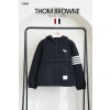 [THOM BROWNE] 톰브라운 도그 자수 4바 아노락 본딩기모 후드자켓