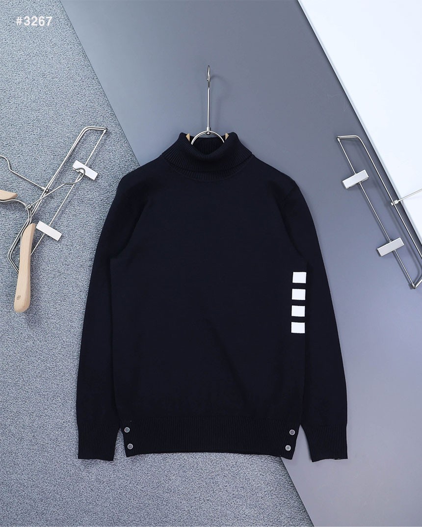 [THOM BROWNE] 톰브라운 밀라노 스티치 4바 터틀넥 스웨터