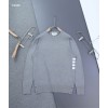 [THOM BROWNE] 톰브라운 밀라노 사선 4바 라운드 니트
