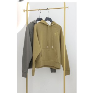 아미 [AMI] 파리스 로고 디테일 드로스트링 후드셔츠 신상입고