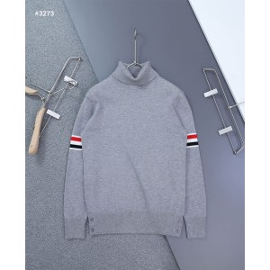[THOM BROWNE] 톰브라운 RWB 암 밴드 져지 스티치 터틀넥 스웨터