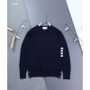 [THOM BROWNE] 톰브라운 밀라노 사선 4바 라운드 니트