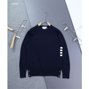 [THOM BROWNE] 톰브라운 밀라노 사선 4바 라운드 니트