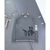 [THOM BROWNE] 톰브라운 인타르시아 기스 4바 라운드 스웨터