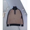 [THOM BROWNE] 톰브라운 밀라노 사선 4바 폴라넥 스웨터