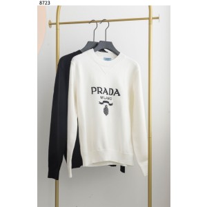 프라다 [PRADA] 프라다 울 캐시미어 로고 크루넥 스웨터 신상입고