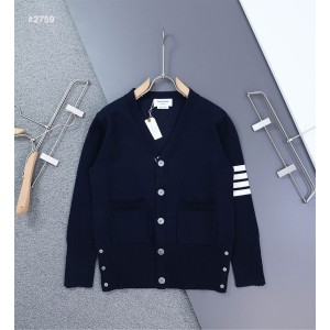 [THOM BROWNE] 톰브라운 남성 사선완장 클래식 브이넥 가디건