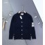 [THOM BROWNE] 톰브라운 남성 사선완장 클래식 브이넥 가디건