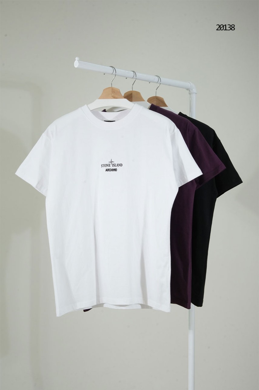 [STONE ISLAND] 스톤아일랜드 후면 그래픽포인트 반팔 티셔츠