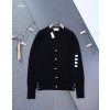 [THOM BROWNE] 톰브라운 남성 밀라노 사선 4바 브이넥 가디건