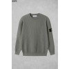 [STONE ISLAND] 스톤아일랜드 와펜 패치 베이직 리브 크루넥 니트 풀오버