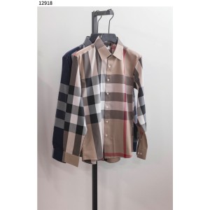버버리 [BURBERRY] 체크 스트레치 코튼 포플린 셔츠 신상입고
