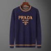 프라다 [ P*ADA ] 수입 인타르시아 로고 스웨터 입고