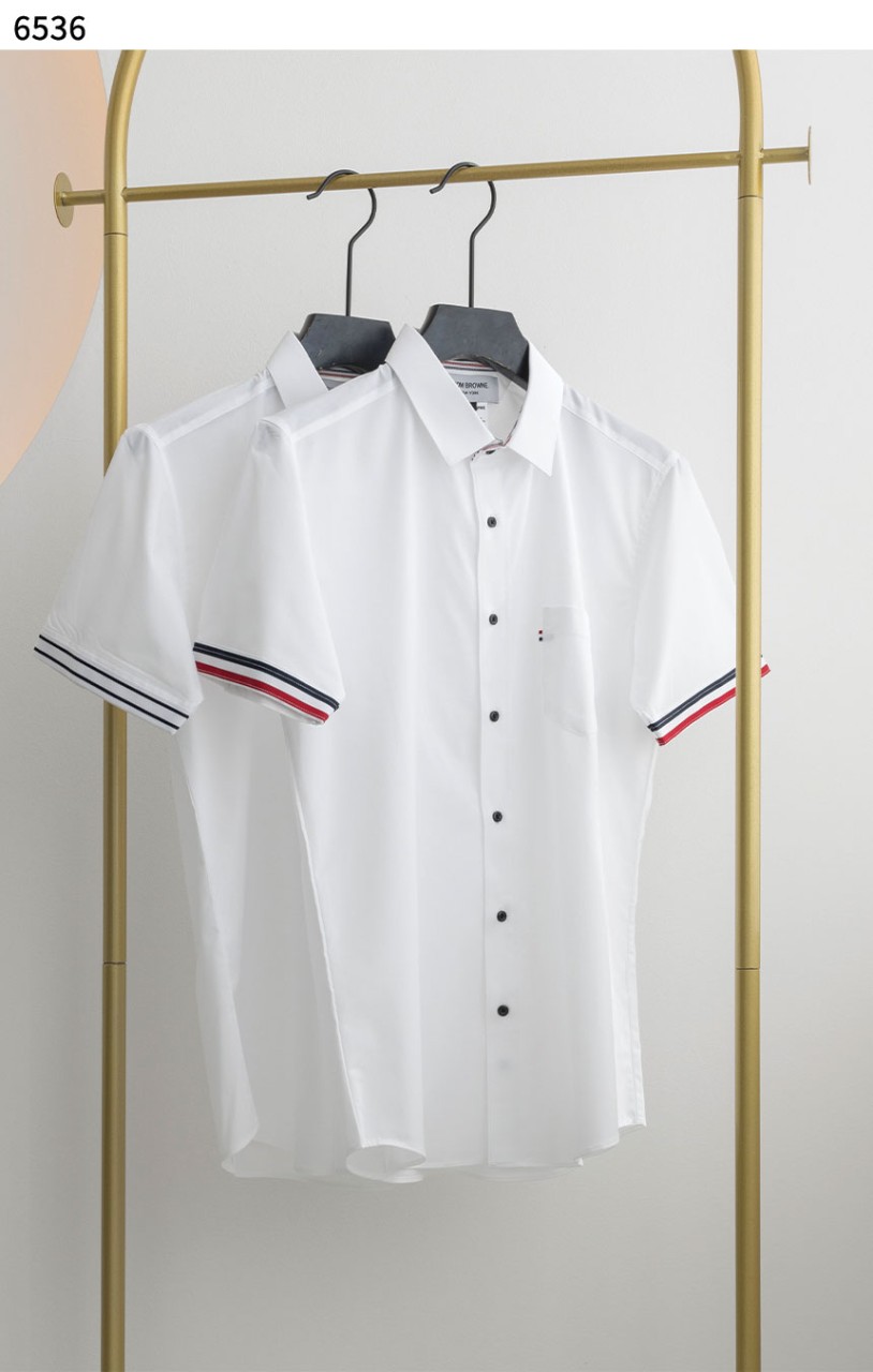 톰브라운 [Thom Browne] 화이트 옥스포드 커프 셔츠 신상입고