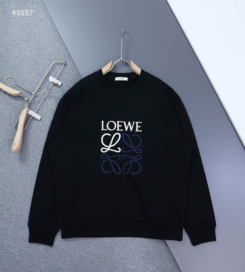 [LOEWE] 로에베 아나그램 자수로고 오버핏 라운드 맨투맨