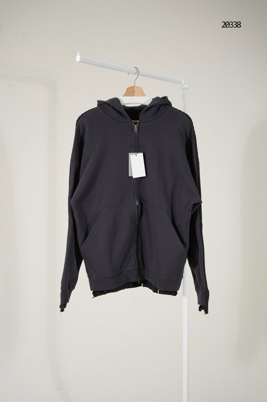 [BALENCIAGA] 발렌시아가 프린트 백 로고 투웨이 후드 집업 자켓