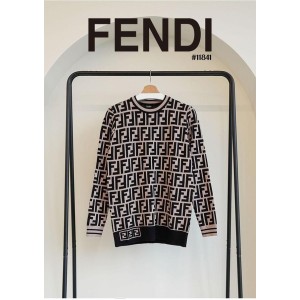 [FENDI] 팬디 수입 FF 자카드 라운드 니트 스웨터