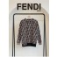 [FENDI] 팬디 수입 FF 자카드 라운드 니트 스웨터