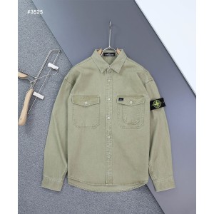 [STONE ISLAND] 스톤아일랜드 클래식 와펜 포켓 셔츠