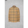 [BURBERRY] 버버리 유니콘 패치 클래식 체크 스트레치 코튼 셔츠
