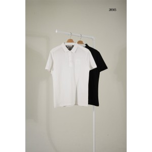 [BRUNELLO CUCINELLI] 브루넬로 쿠치넬리 톤온톤 로고 카라 반팔 티셔츠