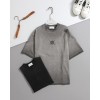 메종마르지엘라 [ M*isonmargiela ] 수입 넘버 로고 포인트 워싱 라운드 반팔 티셔츠 입고
