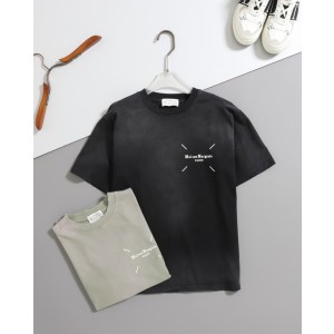메종마르지엘라 [ M*isonmargiela ] 수입 테이프 프린팅 라운드 반팔 티셔츠 입고