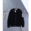 [THOM BROWNE] 톰브라운 밀라노 사선완장 브이넥 가디건