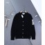 [THOM BROWNE] 톰브라운 밀라노 사선완장 브이넥 가디건