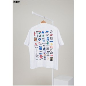 [OFF-WHITE] 오프화이트 남성 로직 슬림 그래픽 코튼 티셔츠