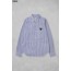 [Comme des Garcons] 꼼데가르송 스트라이프 블랙 하트 포플린 셔츠