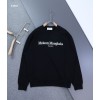 [Maison Margiela] 메종마르지엘라 로고자수 오버핏 라운드 맨투맨