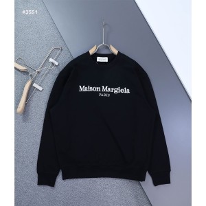 [Maison Margiela] 메종마르지엘라 로고자수 오버핏 라운드 맨투맨