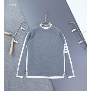 [THOM BROWNE]  톰브라운 밀라노 4바 클래식 라운드 니트
